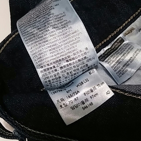 Levis 526 Slender Boot Jean Clasic Catton - Picture 8 of 8